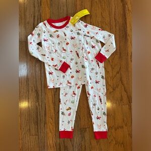 New LAKE holiday kids pajama pant set size 6 - new without tags.